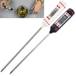 Keukenvoedsel Bakken Digitale Thermometer Kaars Maken Elektronische Sonde Type Digitale Display Vloeibare Grill Brandende Wasthermometer