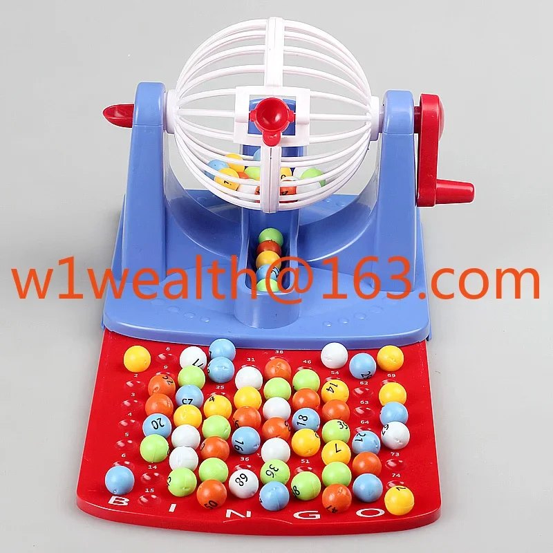 Bingo machine, lottery machine, simulated lottery machine, parent-child game, children's desktop toys, party props