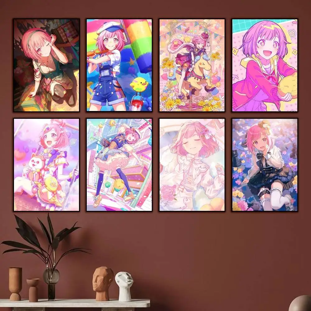 O-Otori Emu PJSK Official ART Poster High Quality Dorm Living Room Aesthetic Wall Decoration Painting Stickers Gift
