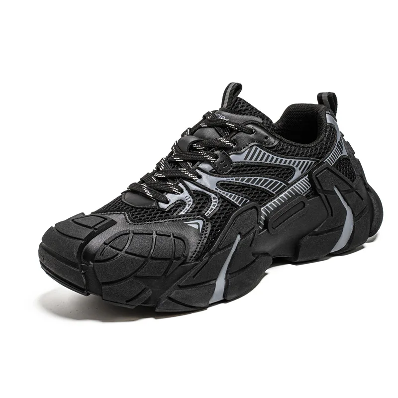 

Мужские модные премиальные весенние кроссовки с дышащей сеткой, повседневные спортивные кроссовки на толстой подошве для бега