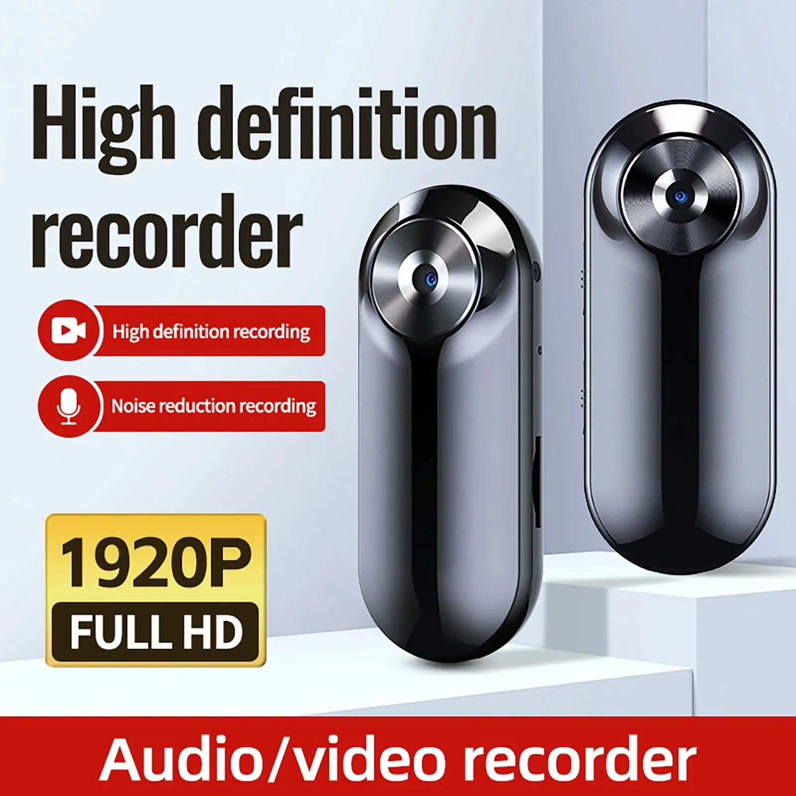 4GB-256GB Mini Voice Recorder Camera Audio and Video Recorders with Microphone HD Noise Reduction Business Meeting Recording
