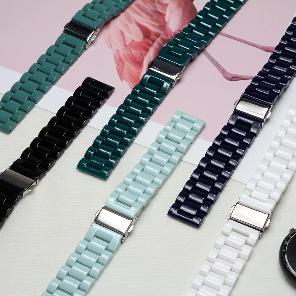 

Band for Amazfit GTR 2 / GTR 2e / GTR3 / GTR 3 Pro/ GTR 47mm Wristband Quick Fit Acrylic Replacement Bracelet Watch Strap 22mm