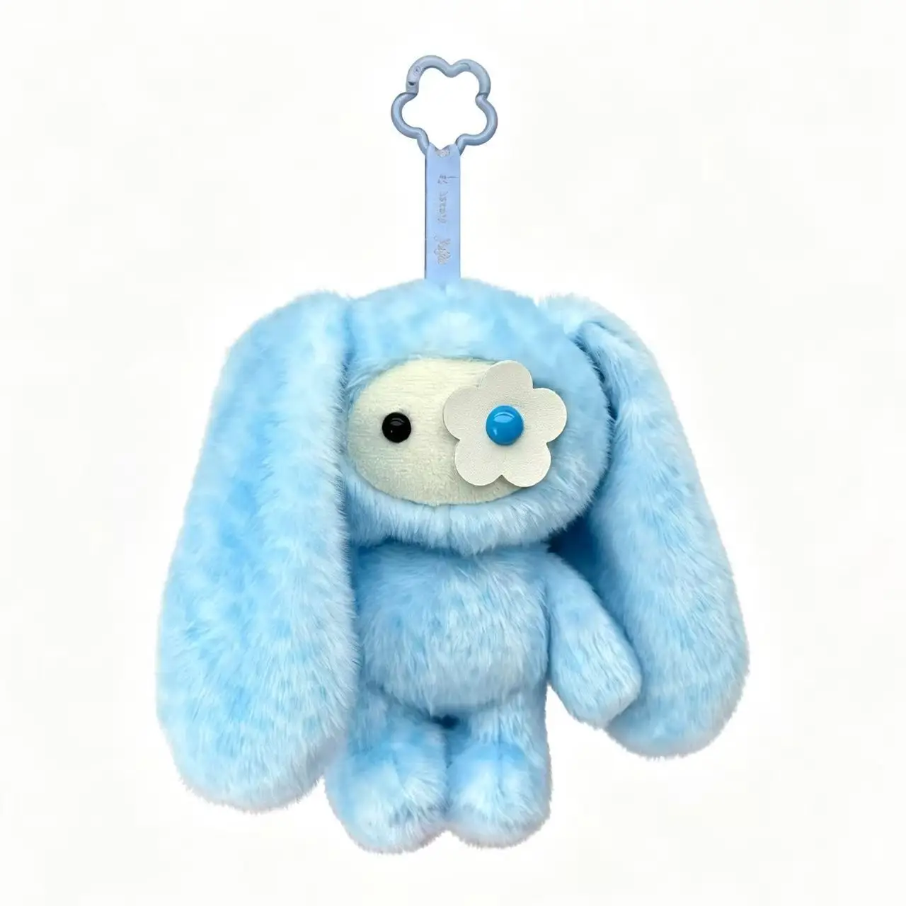 2026 Hot Sale Juju Rabbit Plush Keychain Flower Eye Bunny Stuffed Doll Kawaii Long Ears Animals Bag Pendant Car Keyring Toy Gift