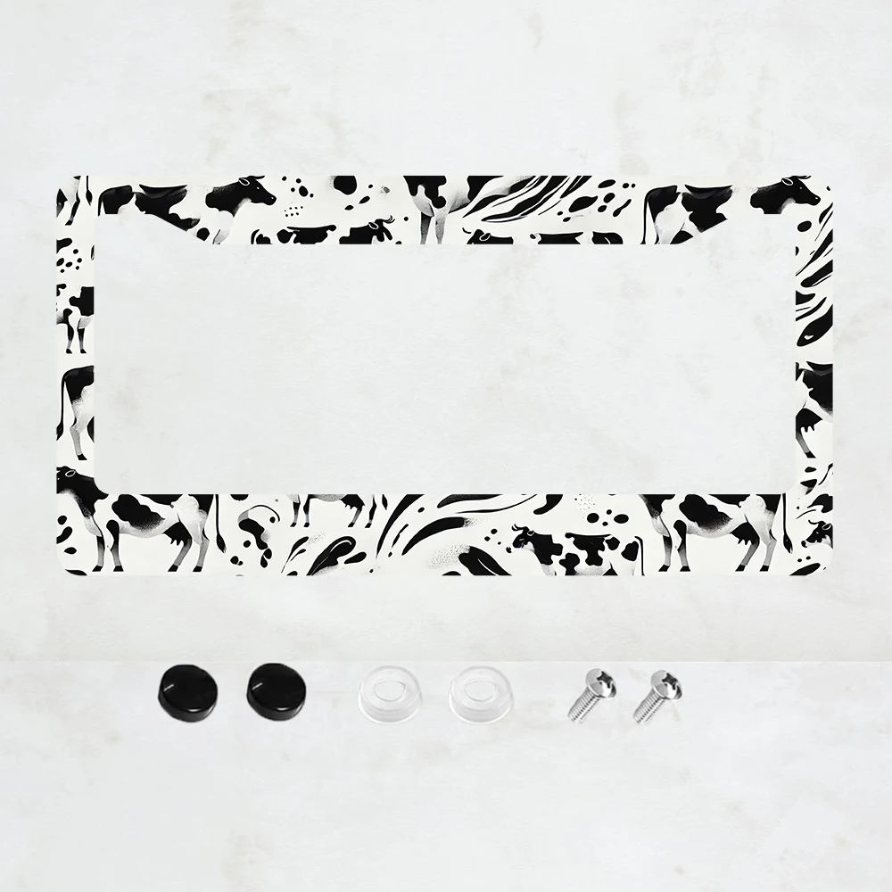 1PC Cow Print Licen…