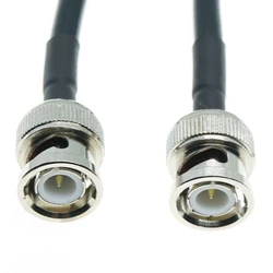 BNC male to BNC male RG58 Cable Coax Coaxial Kable RF Pigtail Jumper 50ohm for CCTV Camera