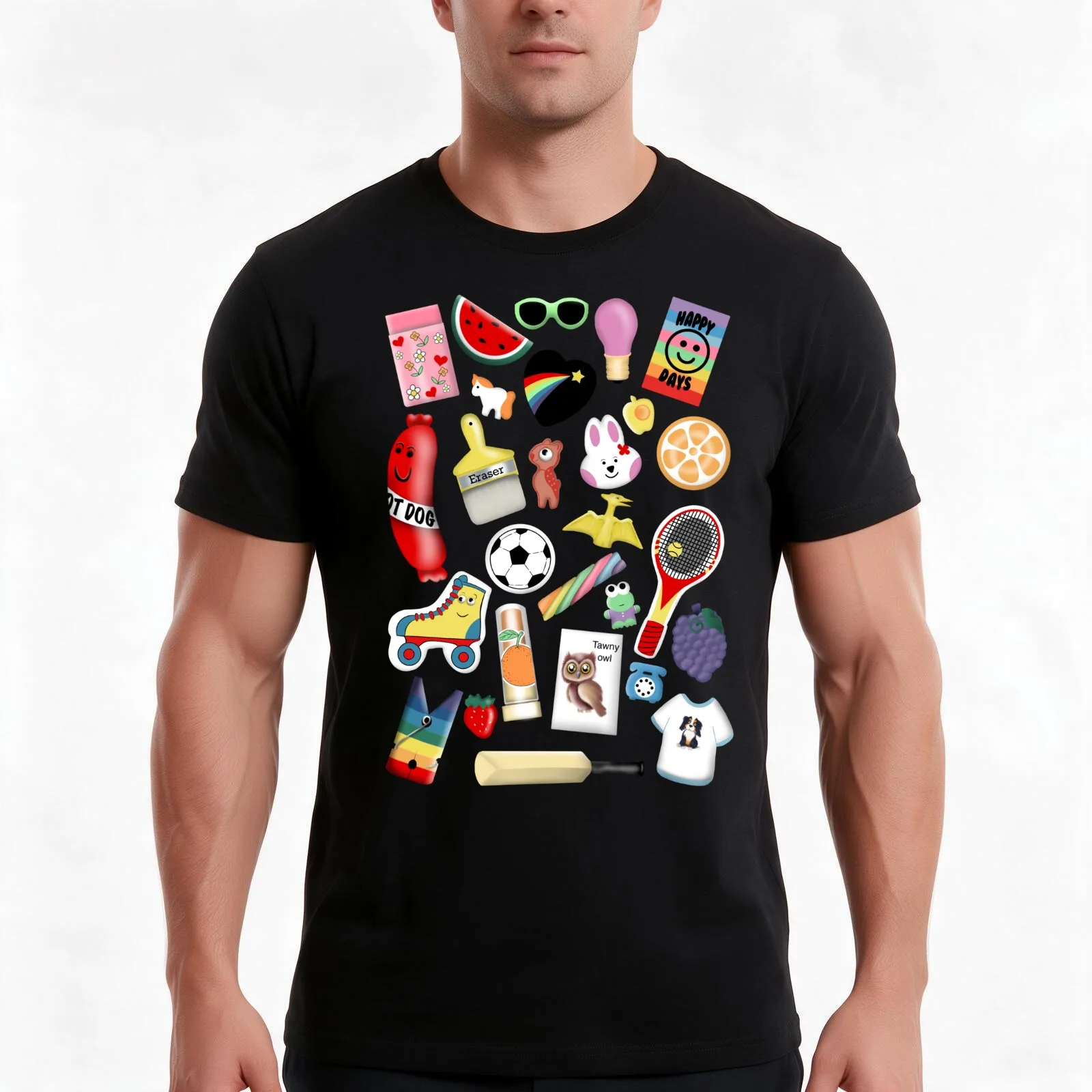 80’s eraser collection T-Shirt Summer Casual Cotton Tee Oversized Streetwear Tops Vintage Graphic Print Unisex Men Women