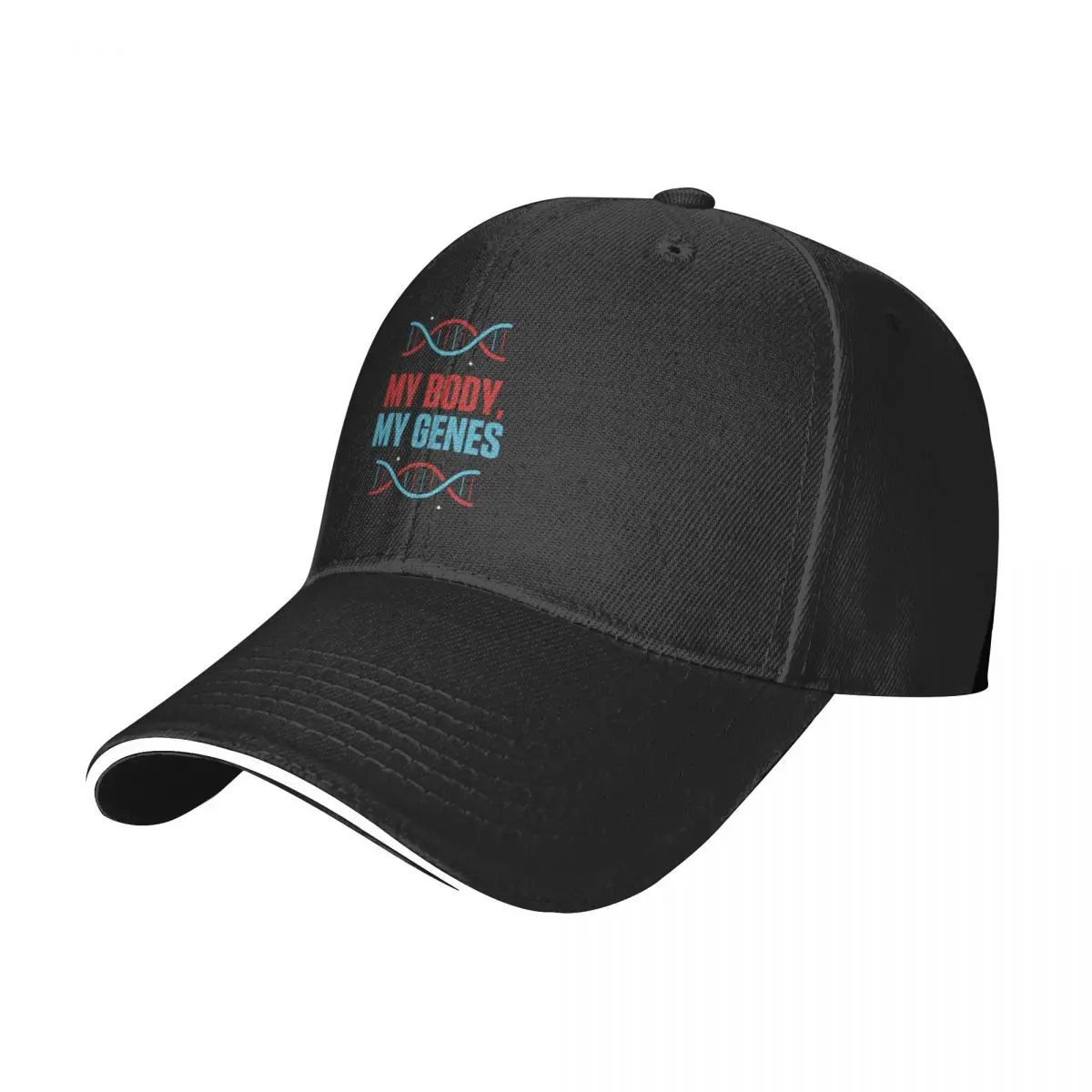 My Body My Genes Medical Rights Freedom Fighter Baseball Cap Golf Wear hiking hat funny hat Women's Beach Outlet Men's