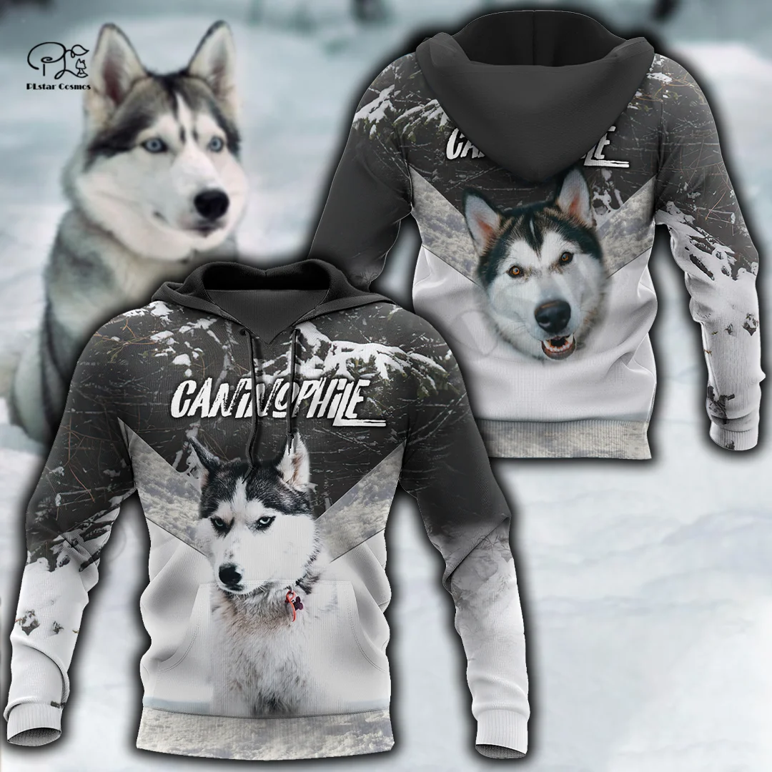 

PLstar Cosmos Newest 3D Print Husky Animal Dog Pet Lover Harajuku Streetwear Casual Unique Unisex Hoodies/Sweatshirt/Zip Q-2