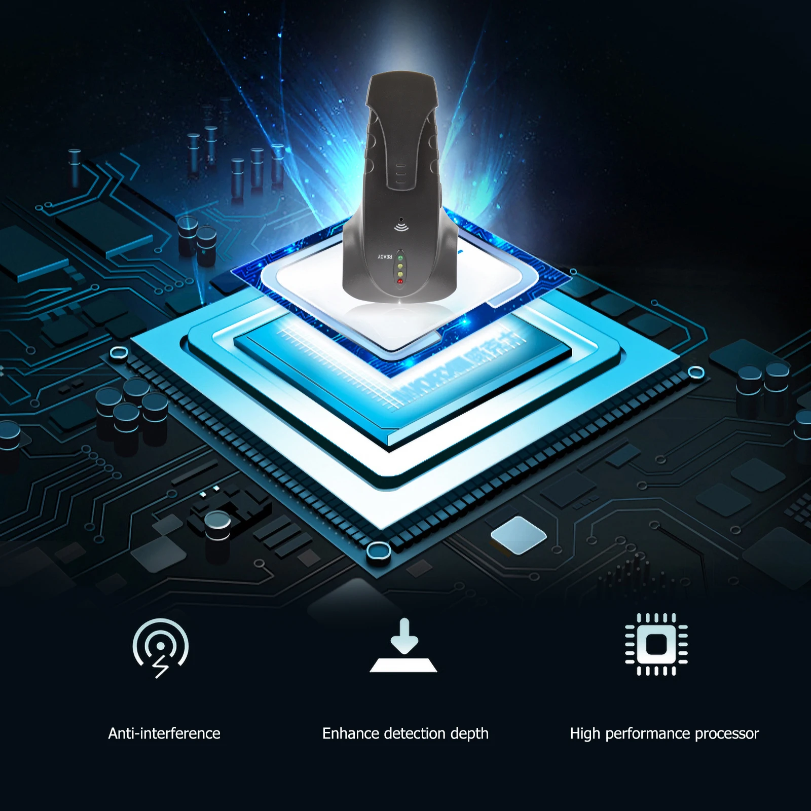 

Wall Metal Sensor With Light Wood Stud Wall Scanner For Ceiling Flooring Live Wire Detection