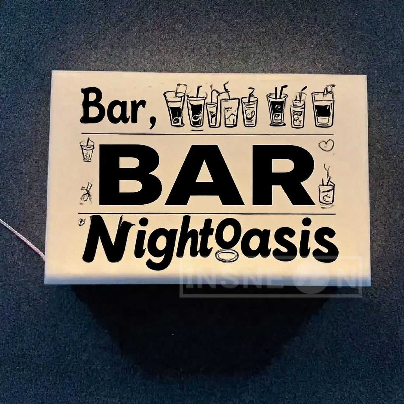 Custom Business Sign Acrylic Signage Light Outdoor Waterproof Led Signs Stores Neon Letters Luminous Logo Full Lit Box Bright