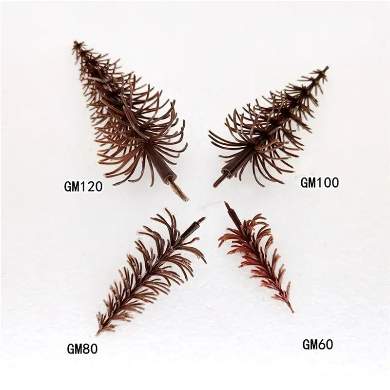 20 قطعة لتقوم بها بنفسك شجرة صنوبر جذع نموذج بناء مجموعات المشهد تخطيط نموذج مشهد لنموذج السكك الحديدية 6/8/10/12 سنتيمتر الارتفاع