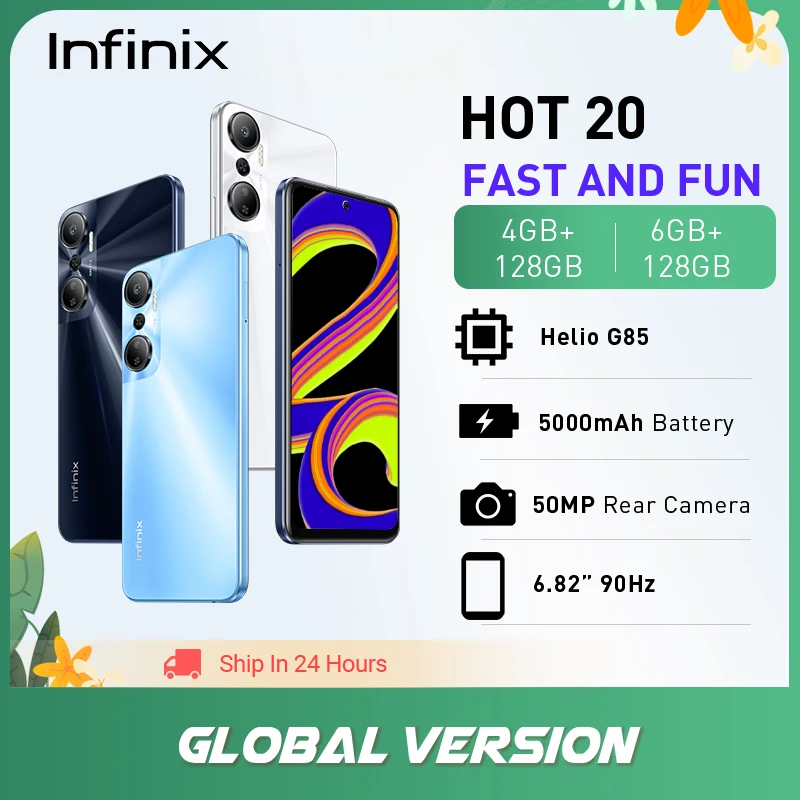Infinix HOT 20 Smartphone: Is the 6.82-inch 90Hz Display with Helio G85 ...