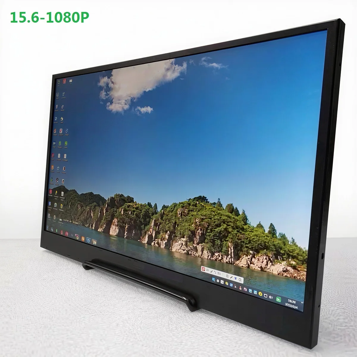 

15.6 Inch Portable Monitor FHD 1080P USB C HDMI HDR Eye Care, External Second Screen for Laptop PC Smartphone Gaming, Ultra-Slim