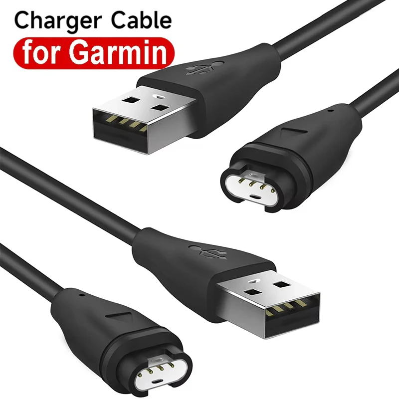 Watch Charger Dock Cable For Garmin Fenix 7 7S 7X 6 6S 6X 5 5S 5X Plus Forerunner 945 935 245 255 USB Cord With Dust Plug Cover