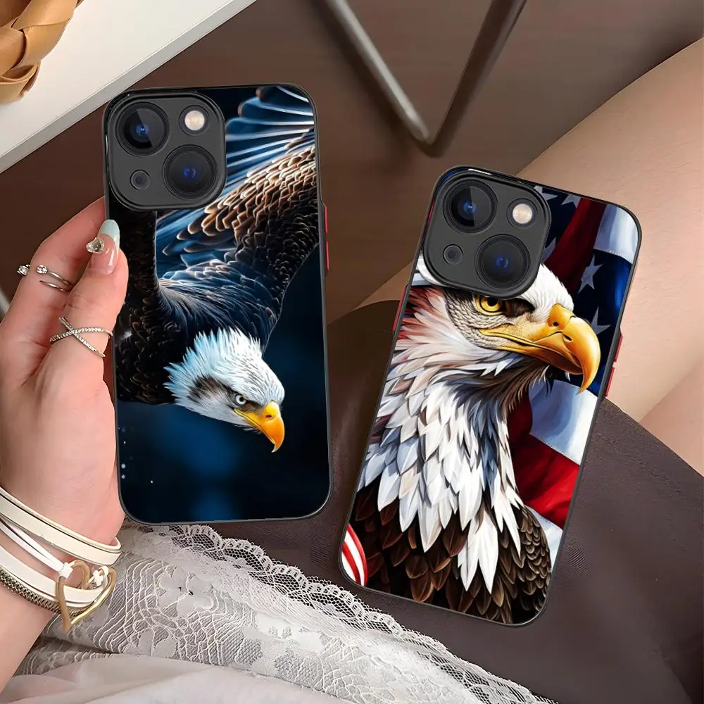 

Чехол для мобильного телефона Bald Eagles для iPhone 16, 15, 14, 13, 12, 11 X XR XS 8 7 Pro Max Plus, мини-цветный силиконовый защитный красивый чехол