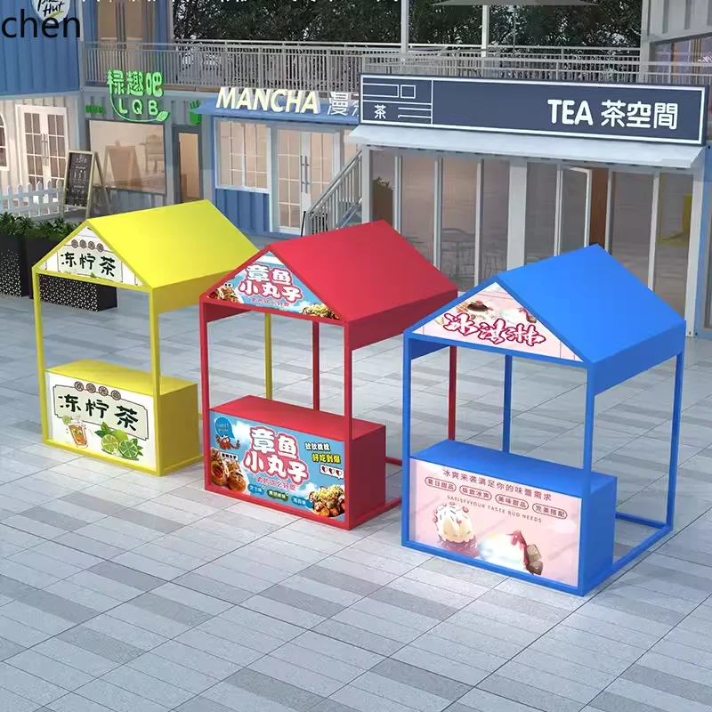 Large Night Market Snack Stall Display Rack Activity Display Stand Mall Promotion Tent Rack