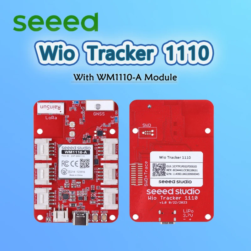 

Плата разработки Seeed Wio Tracker 1110 — прототип трекера для позиционирования в помещении и на улице, на базе беспроводного модуля Wio-WM1110