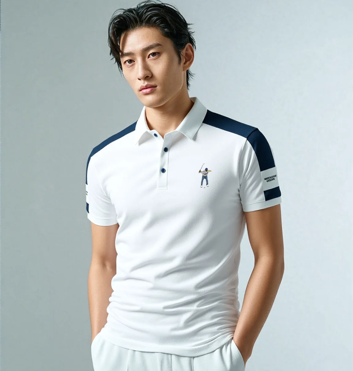 

Summer Men Golf Polo Shirt High-quality Short Sleeved Top Lapel Golf T-shirt Breathable Business Luxury Brand Man Golf Clothing