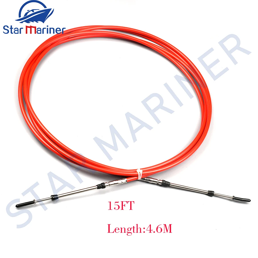 Cable Remote Control For Yamaha Outboard Motor 15FT 17FT 24FT Throttle Control Cable Material: 317 High-Quality Materials