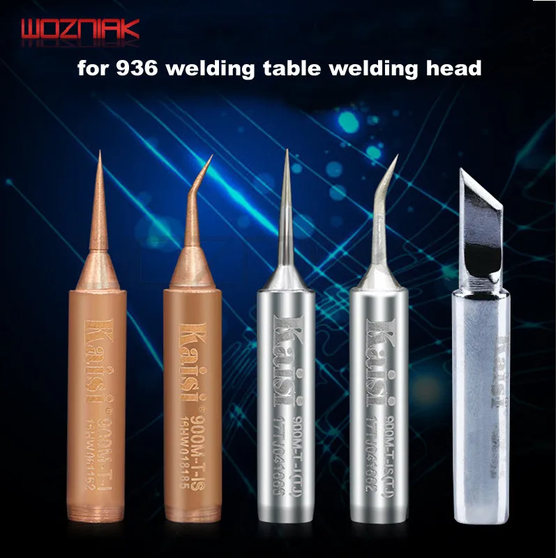 Kaisi Lead-Free Soldering Iron Tip 900M-T-K 900M-T-I Welding Sting Solder Iron Tips for BGA Rework Soldering Station Tools