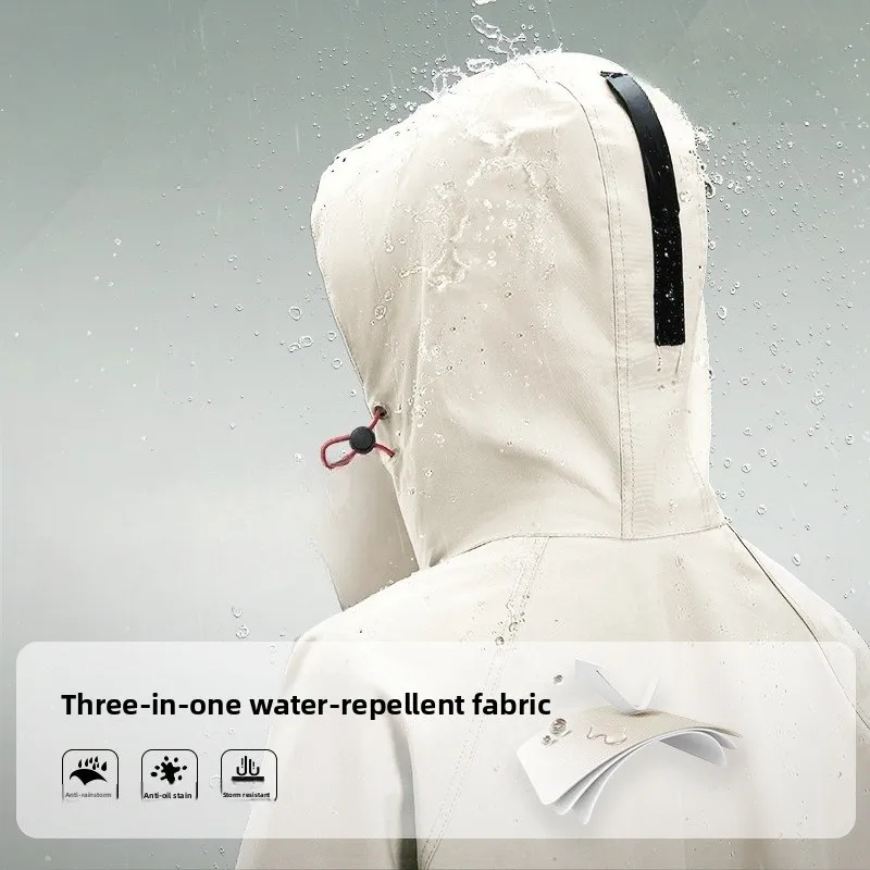 HOT Raincoat Long Full Body Waterproof MTB Road Bicycle Single Ride Rainwear Lengthen Brim Fashion Men and Women Raincoat view 3