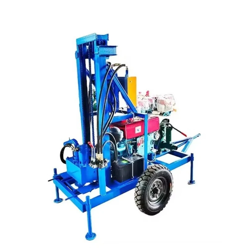 Compact Trailer Borehole Drilling Rig For Livestock Water Wells With Reliable Field Performance Professional Factory Supply
