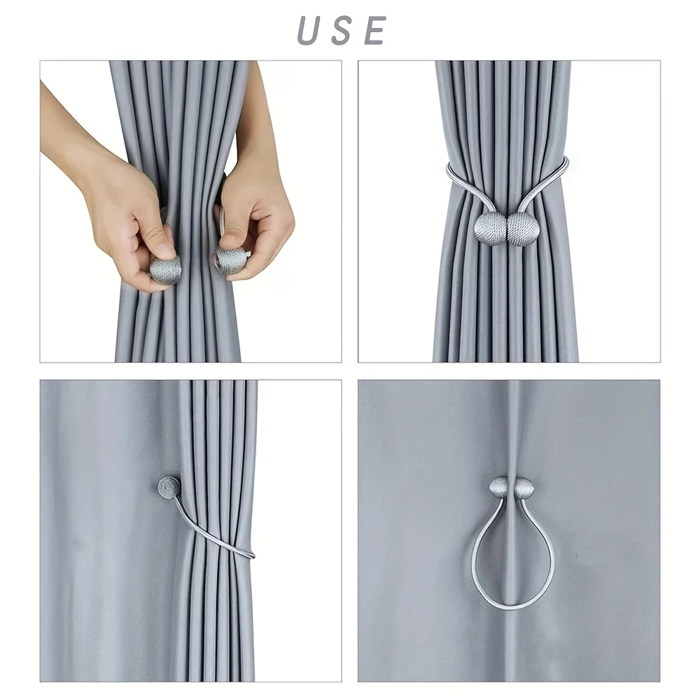 1 of 2 stuks magnetische gordi - Curtain Rods recensie en prijs
