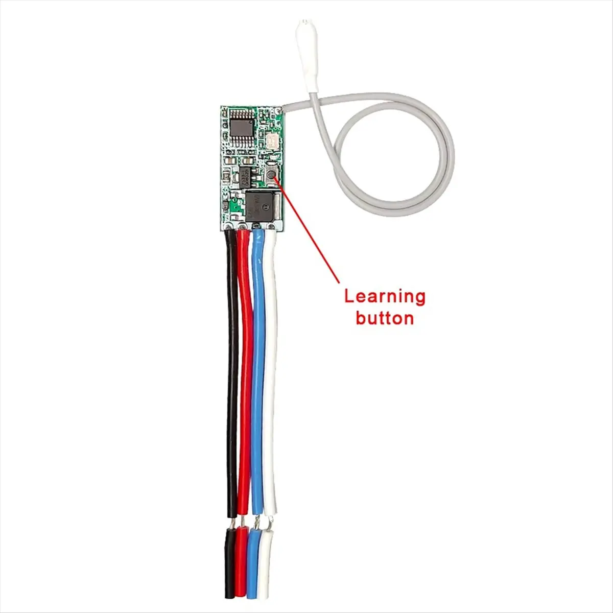 HAPPYDAY~ 5pcs 433.92Mhz Universal Wireless DC 3.6V-24V Remote Control Switch 1 CH Relay Receiver LED Light Controller DIY Kit