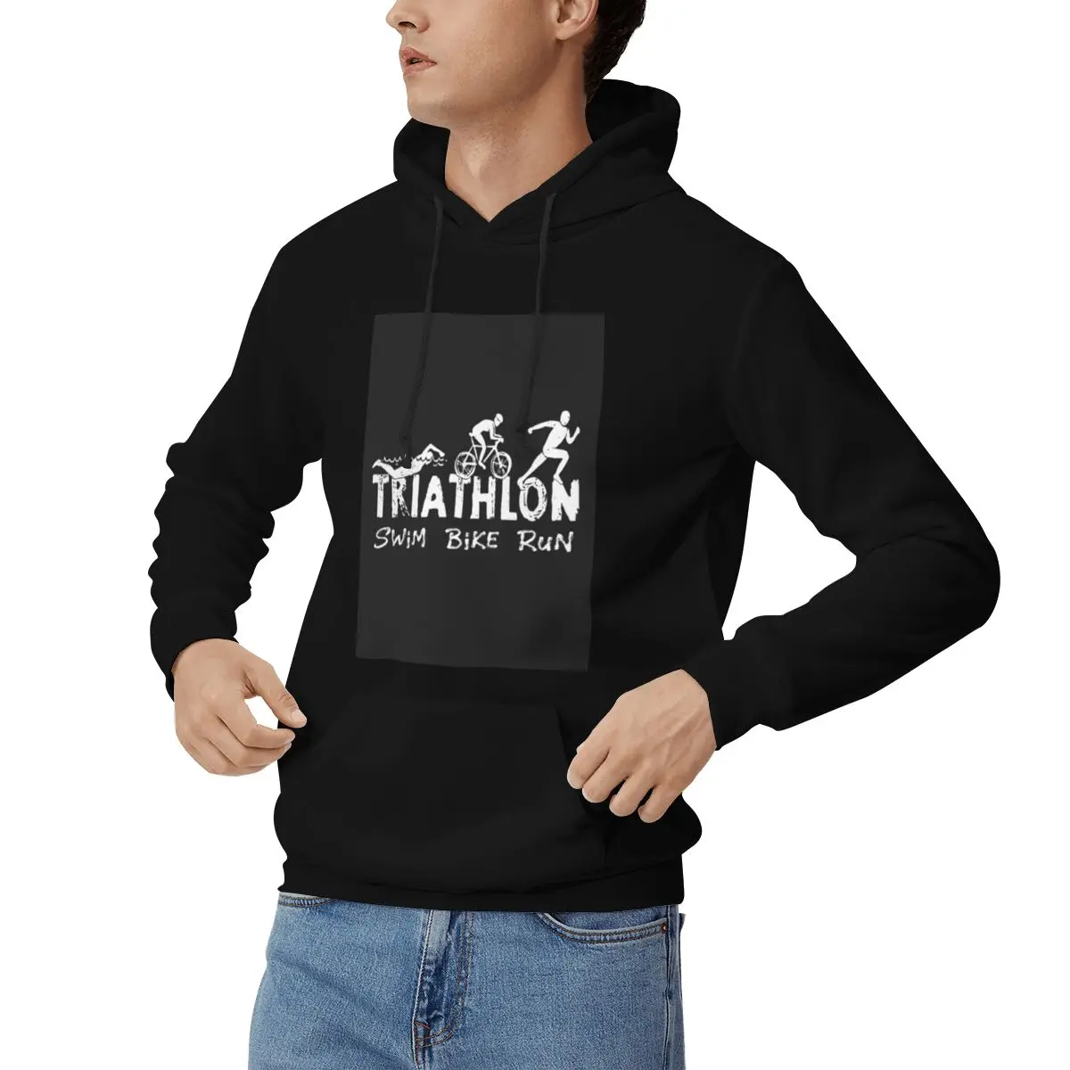 Triathlon Swim Bike Run Athlete Hoodies Men Women Casual Pullover Sweatshirts Fashion Long Sleeve Streetwear Autumn Winter