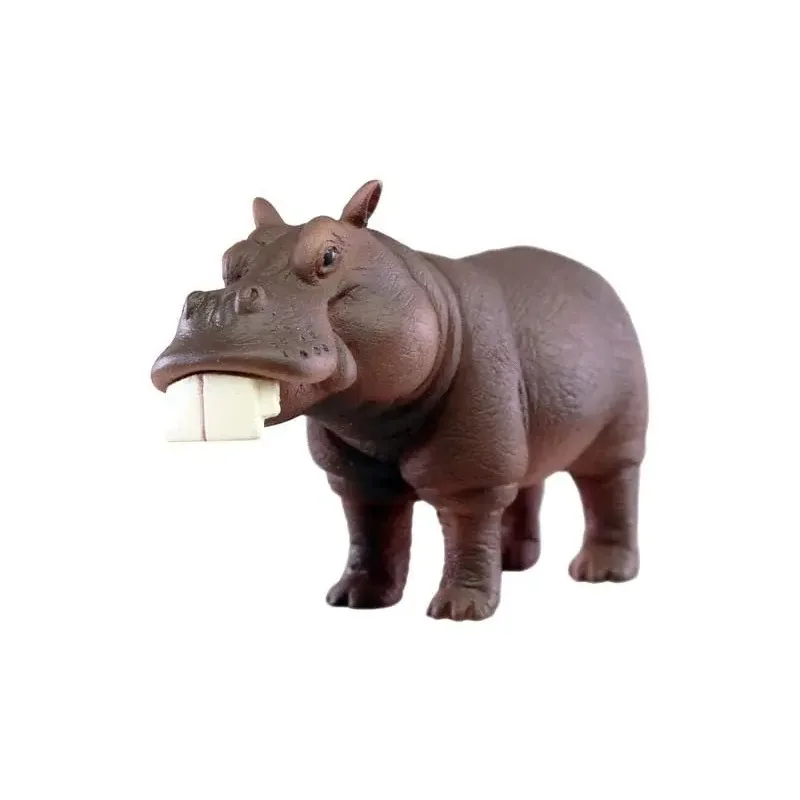 Gacha Capsule Toys Gagtooth Bucktooth Animals Hippo Tiger Mandrill Frog Snake Creative Table Ornaments Kids Gifts