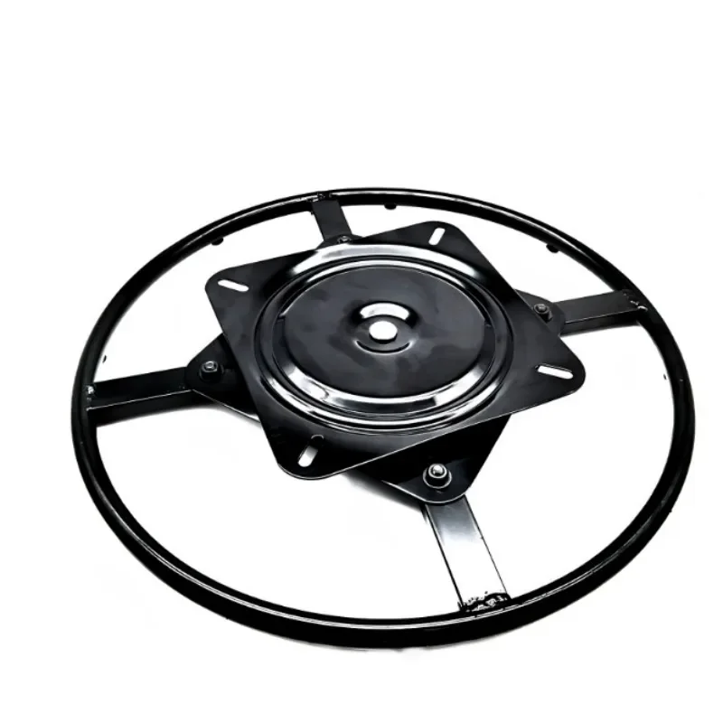 Full Bead Large Ring Turntable Iron Frame, Rotating Base Replacement Hardware Parts for Swivel Chair and Lazy Sofa