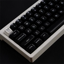 160 Keys  GMK Keycap SA Profile Black White PBT Double Shot Keycaps For Mechanical Keyboard ISO Enter 7U Spacebar GMK67 K500