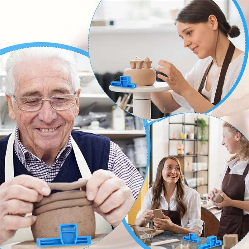 AB34-クレイツールセット-2ピースアングルカット小さな鋼線ベベルカッター陶器トリミング&プラスチックポットの彫刻用