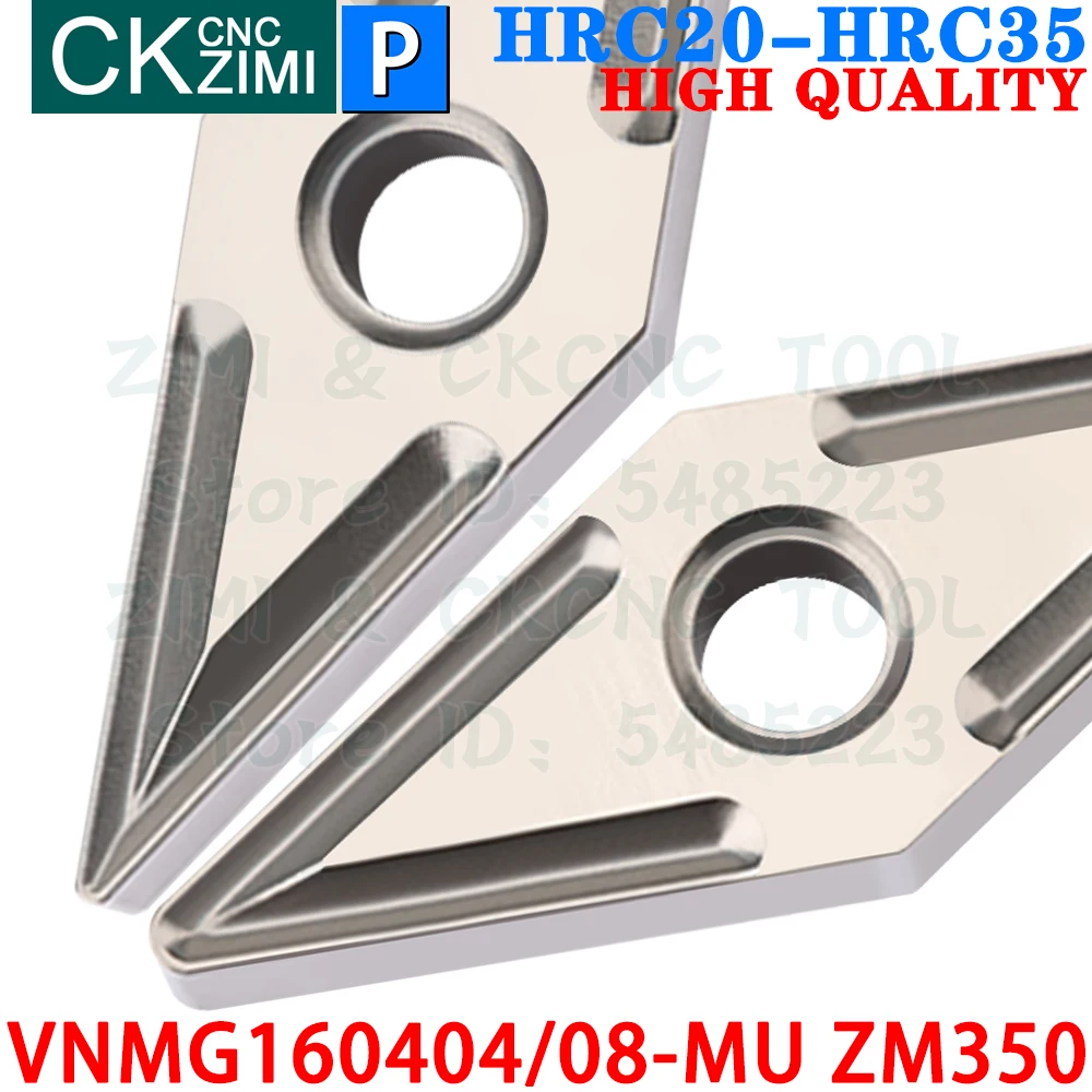 VNMG160404-MU VNMG160408-MU ZM350 Металлокерамические вставки Инструменты для наружных токарных пластин VNMG1604 VNMG 1604 MU VNMG331 VNMG332 MU ЧПУ отделка токарный станок по металлу Режущие инструменты Для стали
