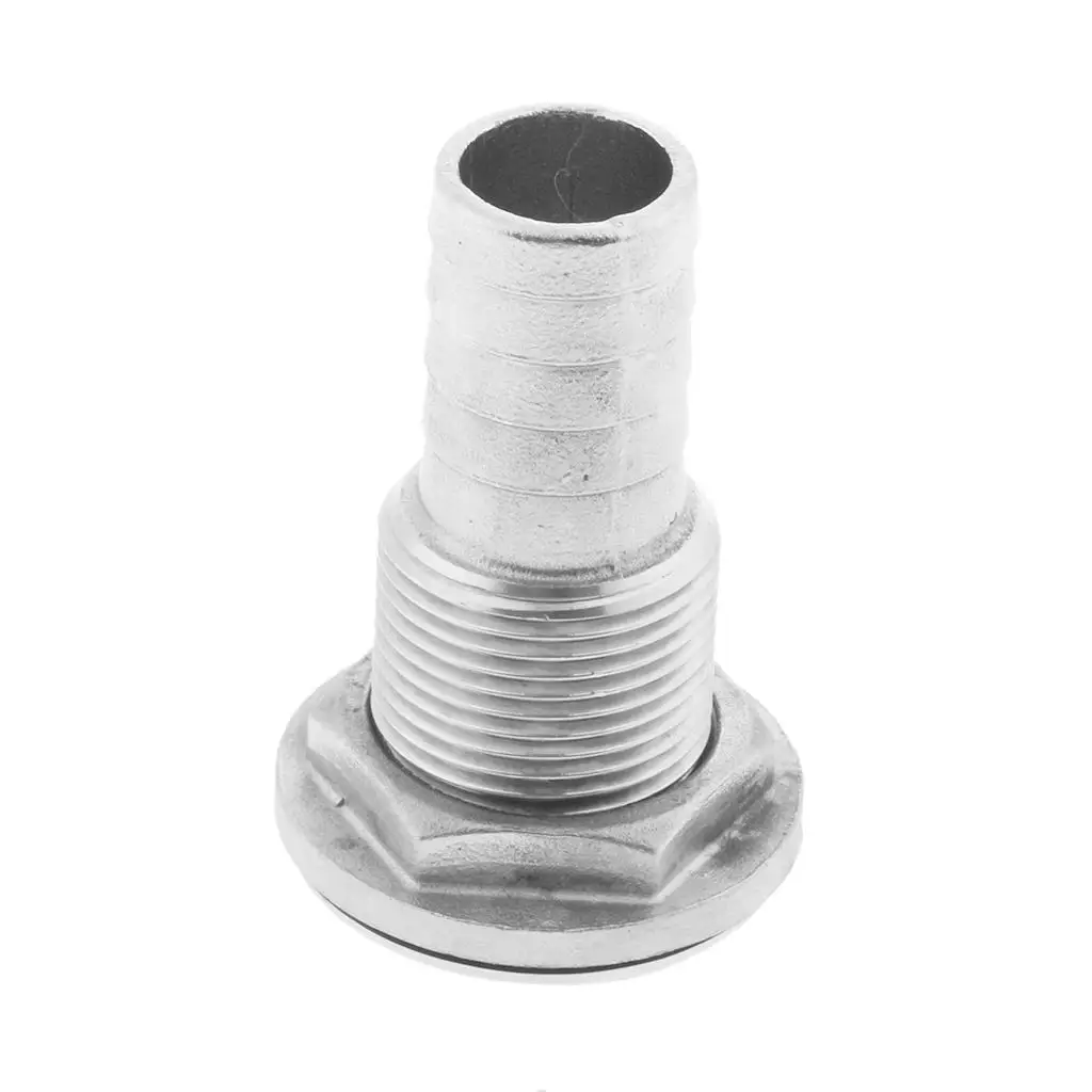 Accesorio Pasacorpo de Acero Inoxidable de 3/4 Pulgadas, Herraje Marino para Barcos, para Bayliner, Veleros y Embarcaciones