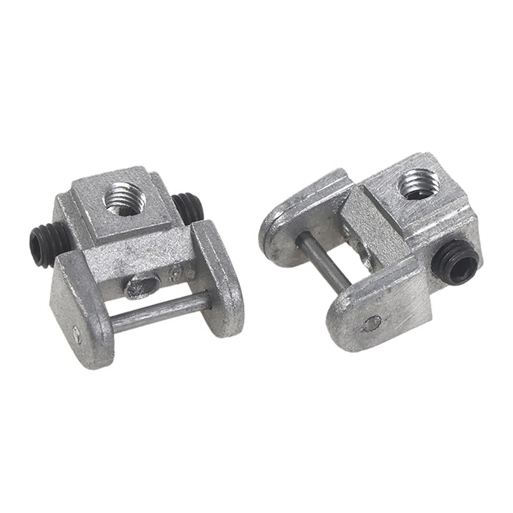 ABQX 2Pcs Scroll Saw Blades Holders Conversion Kits Pin-Less Adapter Metal Upper/Lower Blade Holders