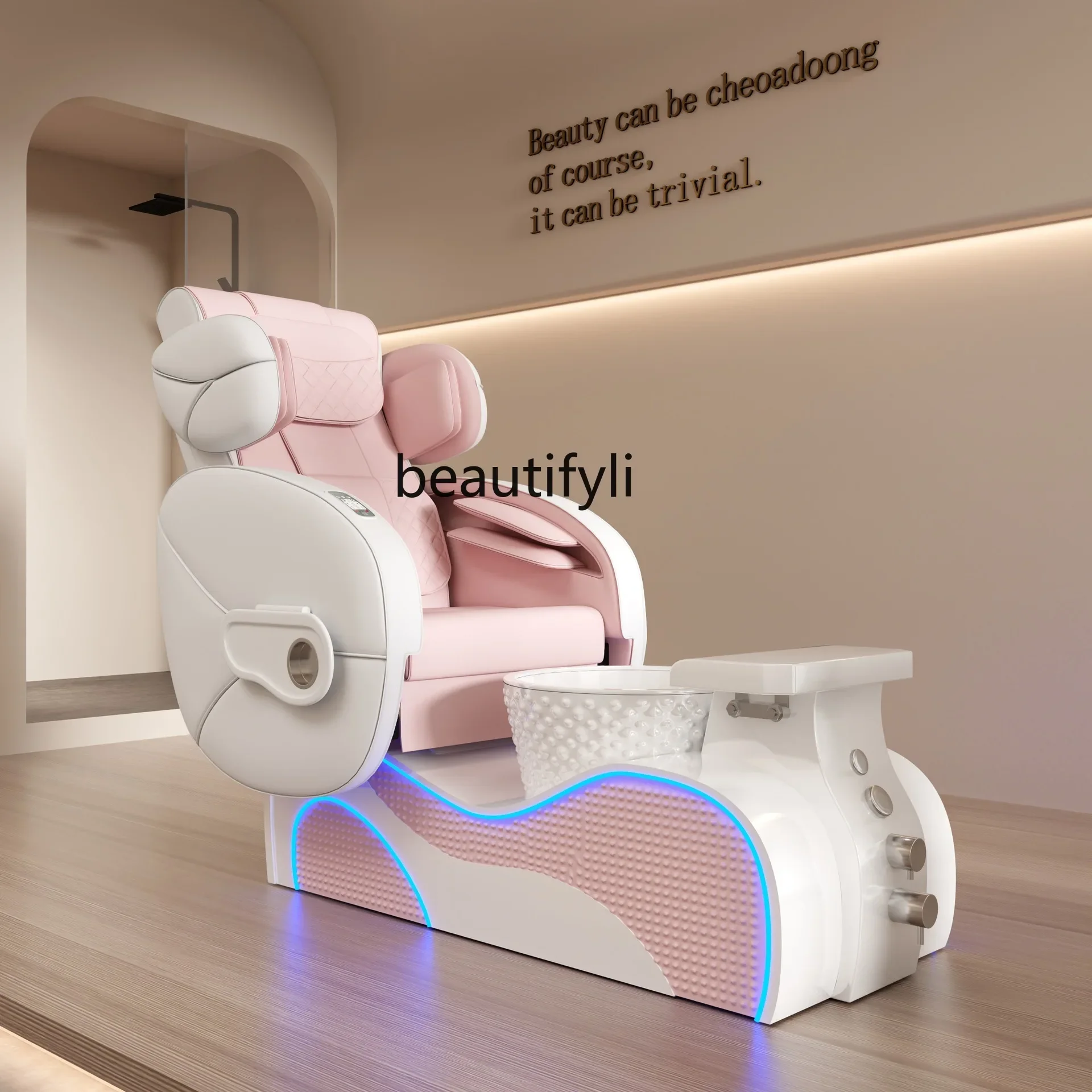 High-End Beauty Salon Spa Salon Pedicure Chair Space Capsule Nail Beauty Eyelash Beauty Sofa Foot Massage Chair