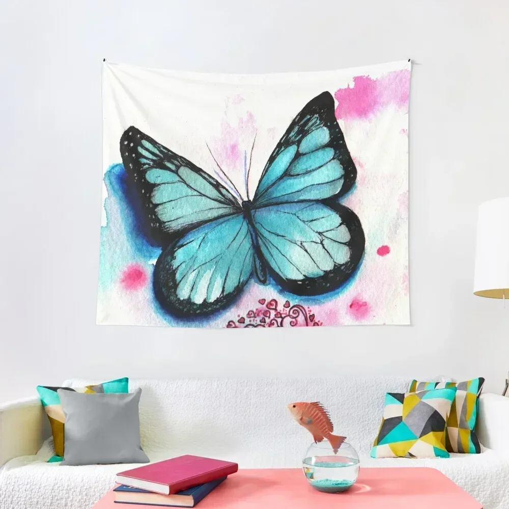 

Blue Butterfly Tapestry Things To The Room Home Decorators Tapestry