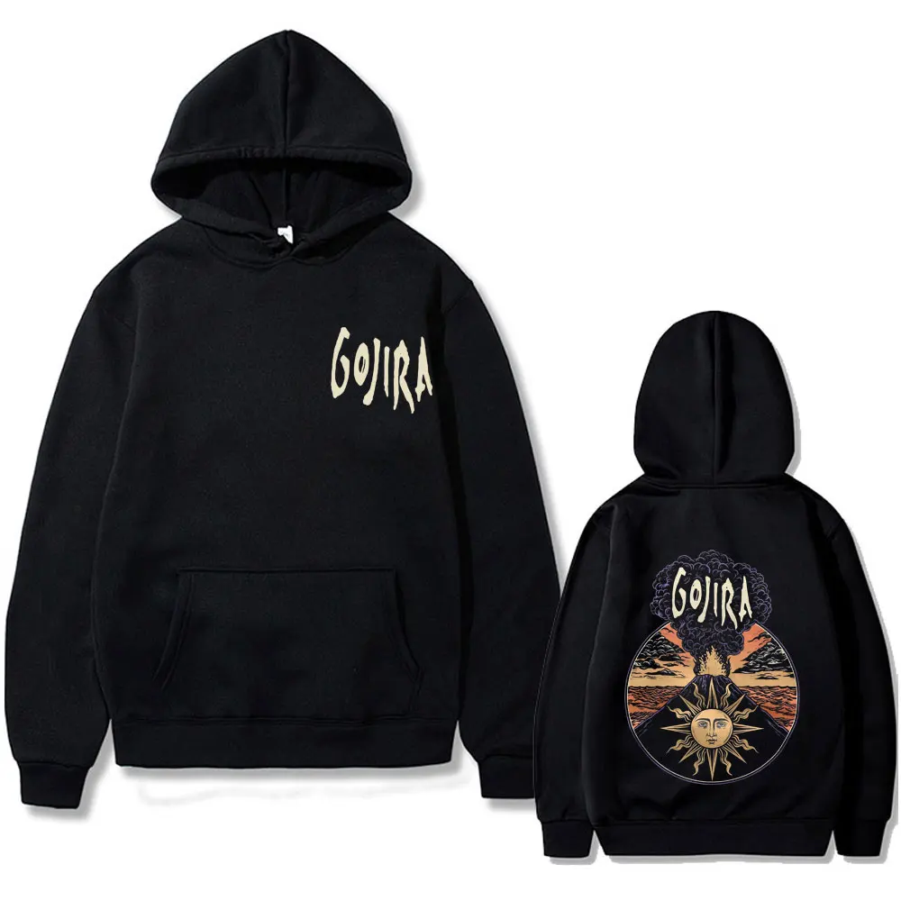 

Awesome Rock Band Gojira Magma Metal Music Album Cover Graphic Hoodie Man Fashion Pullover Men Women Vintage Gothic Sweatshirt