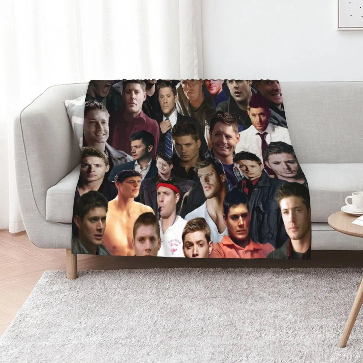 Dean Winchester Collage Throw Blanket warm for winter for babies Luxury Brand anime Softest blankets ands Blankets