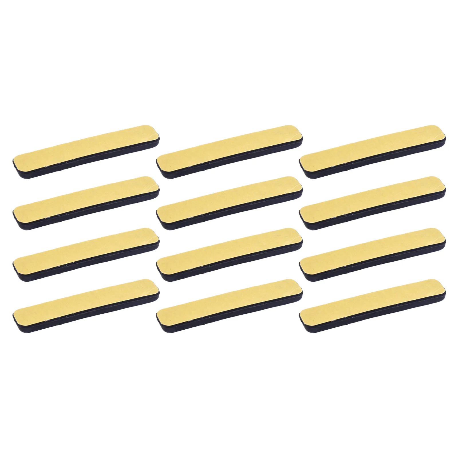 12pcs 15x75mm Furniture Glider Anti-slip Anti-collision Mat Furniture Slider Glider Mover Slide Home Table And Chair Feet Pad