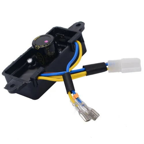 Imagen 2 del producto Regulador rectificador de voltaje eléctrico automático, monofásico, 2KW-3KW, generador de gasolina chino, piezas de repuesto AVR 110x38x35mm