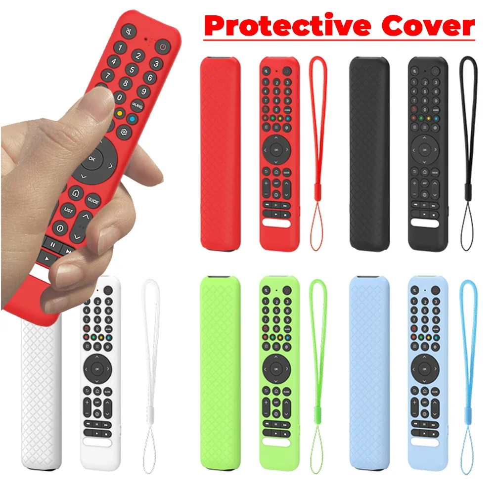Silicone Remote Case for TCL RC716/RC833 GUB1 TV Remote Control Case Shockproof Remote Protective Case Anti-Drop Silicone Sleeve