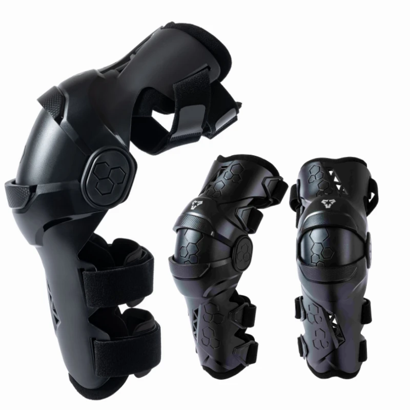 All-Season Motorcycle Cycling Knee Pads Guards, Ventilated Protective Gear for Men, Anti-Fall Motorbike Riding Knee Braces