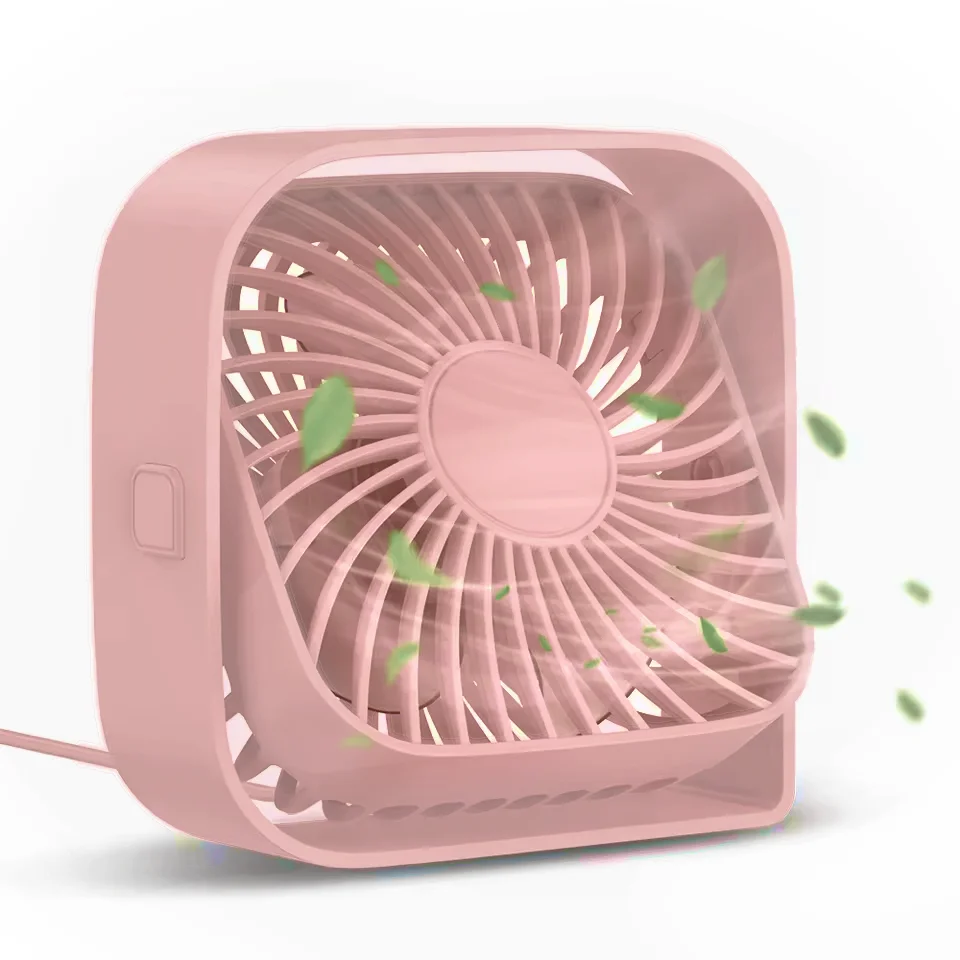 Mini Desktop Fan, Portable, 360° Rotation, Strong Wind, USB Power Supply, Suitable for Offices, Bedrooms, and Study Rooms