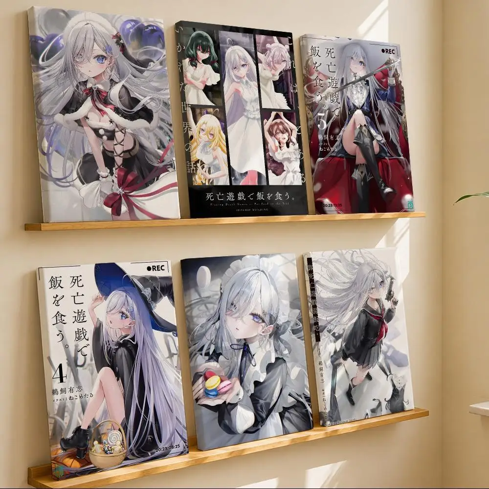 Popular Manga P-Playing Death Game to Put Food on the TableS Framed Wall Painting Framed Poster Wall Decor –Complements Any Wall