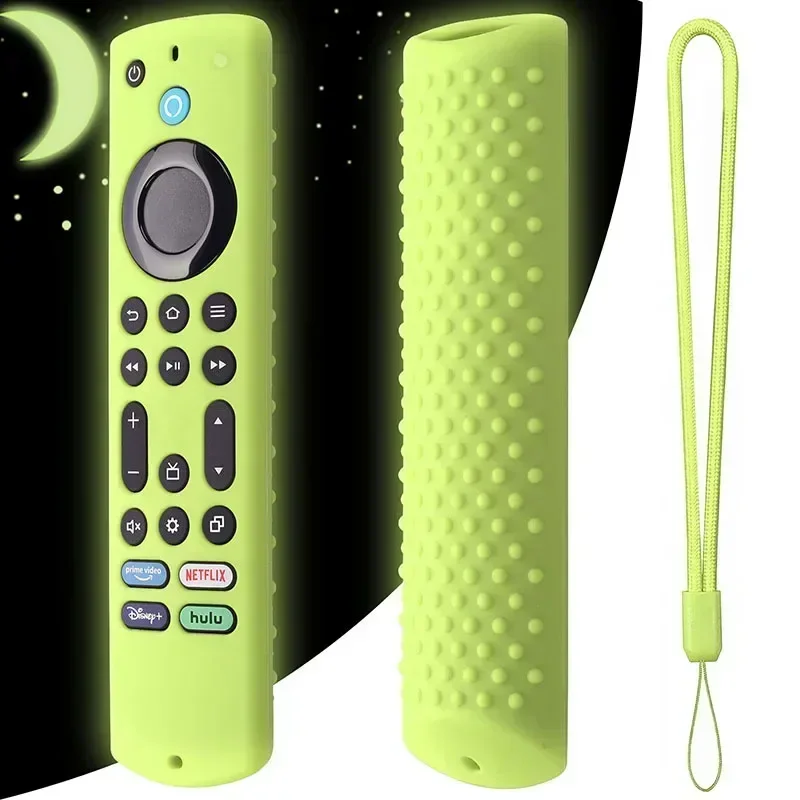 غطاء سيليكون جديد لجهاز Amazon Fire TV Stick 4K Max 2023 جهاز البث حافظة ناعمة عن بعد مع حافظة واقية مضادة للسقوط