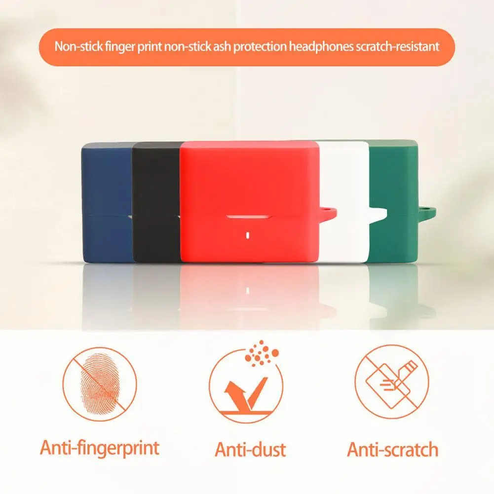 Housse de protection en Silicone pour écouteurs sans fil MOONDROP Space Travel 2, étui de protection antichoc et anti-poussière Housse de protection en Silicone pour écouteurs sans fil MOONDROP Space Travel 2, étui de protection antichoc et anti-poussière