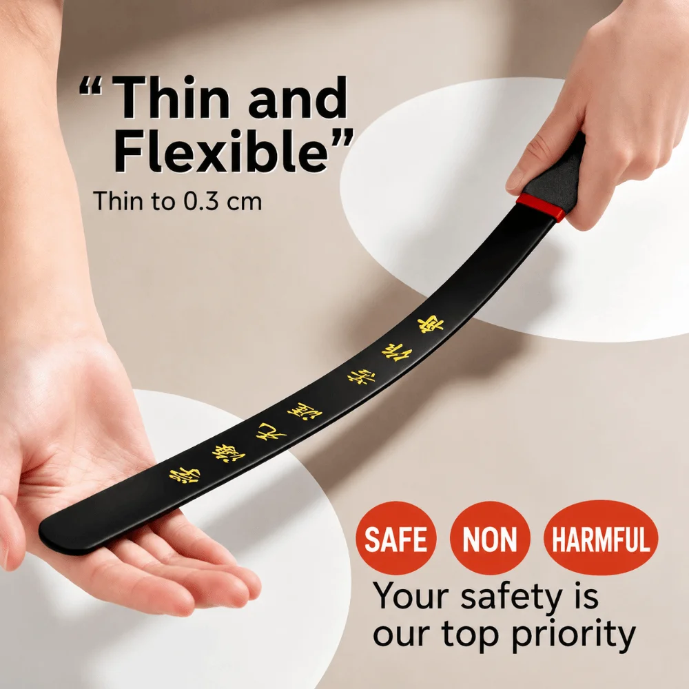 Safe Teaching Pointer Stick Flexible Non-hurting Home Education Stick with Anti-slip Handle Discipline Ruler Home Education
