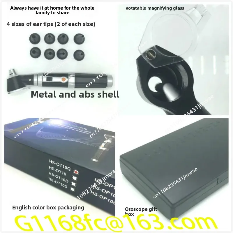 Veterinary Otoscope Ophthalmoscope Diagnostic Otoscope and Ophthalmoscope for Animal Dog Cat Eye and Ear Examination